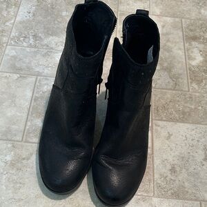 Sorel Midnight Black Ankle Booties